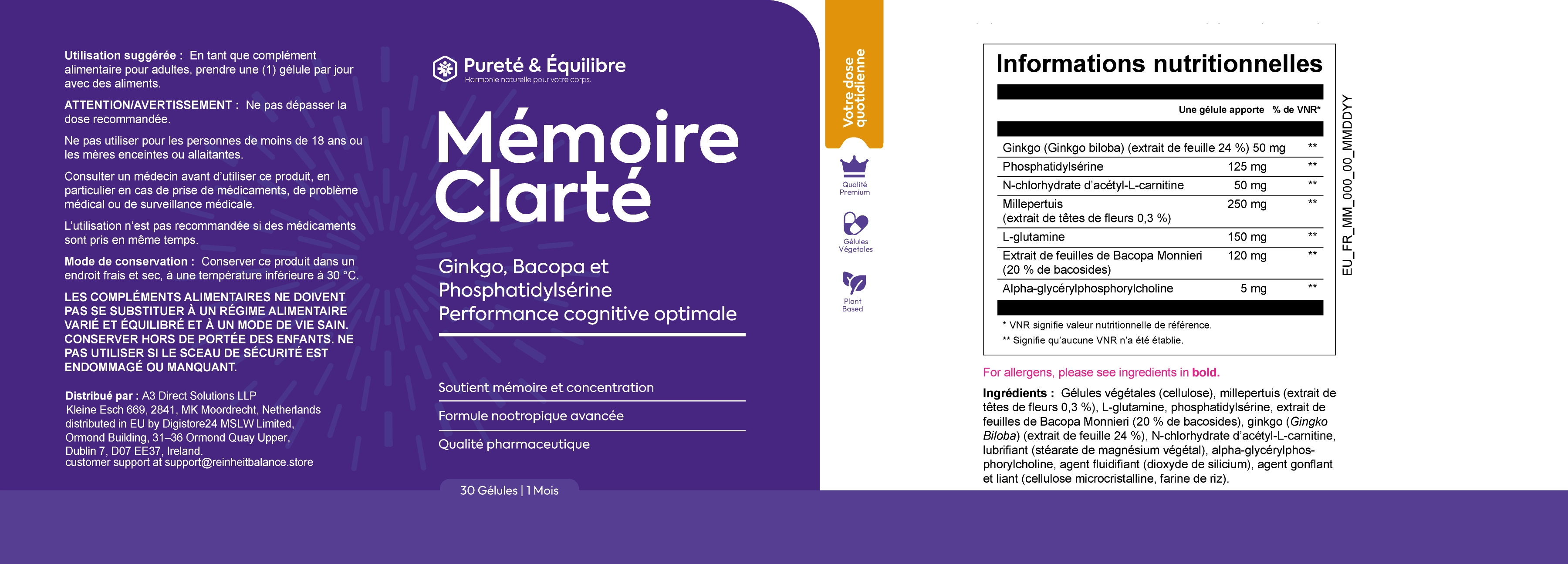 Activité cérébrale Mémoire Clarté